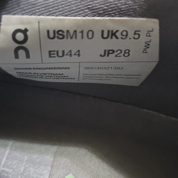 On Cloud X3 AD Undyed White Niagara Mens White Size 10 Running Shoes 3MD30321393 - Picture 11 of 12